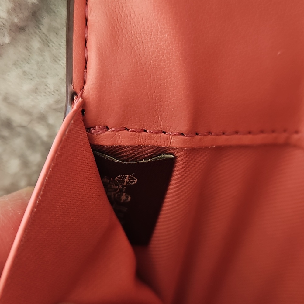 Coach Slim Smooth Pink Leather Wallet - Picture 12 of 14